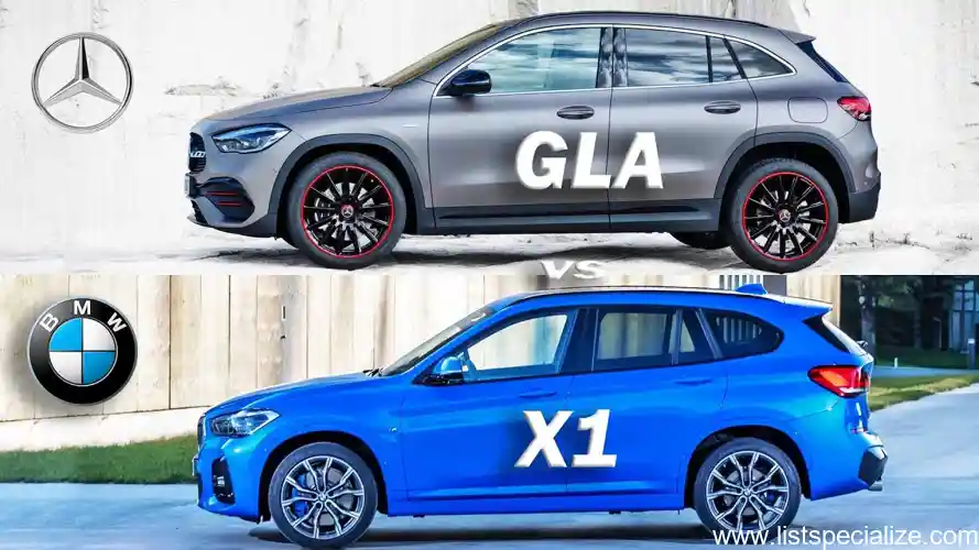 mercedes benz gla vs bmw x1 dimensions comparison